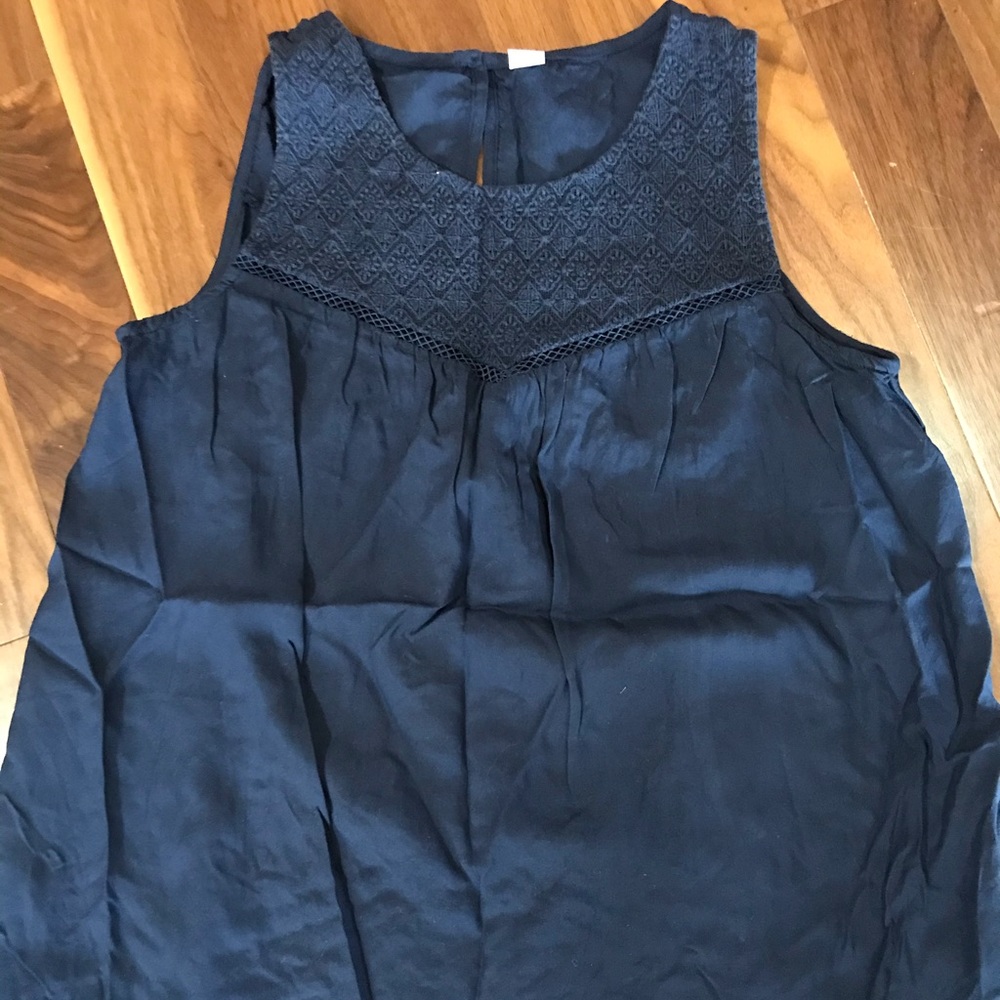 Navy tank top
